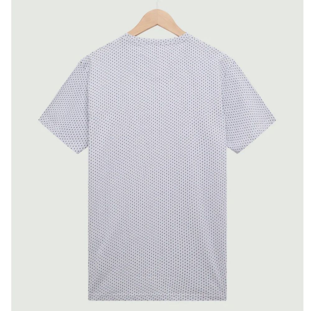⭐️MUST GO free ship! Peter Werth Men’s Bridger Tee - Textured White + Navy Small - Picture 6 of 13